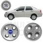 Imagem de Kit 4X Calota Centro Roda Aro 13 Fiat Siena Fire 2001 A 2010