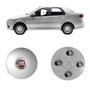 Imagem de Kit 4X Calota Centro Roda Ferro Aro 14 Fiat Siena Coquinho