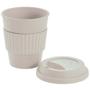 Imagem de Kit 4x Copo Fibra de Bambu 380ml Nature Eco TopGet Cinza