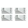 Imagem de Kit 4x Interruptor Simples Lunare Up Schneider S40010 Branco