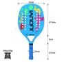 Imagem de Kit 4x raquete de beach tennis ianoni 100% carbono + bolsa e bolinhas