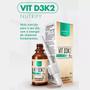 Imagem de Kit 4x Vitamina D3+k2 Em Gotas Suplemento Alimentar Líquido Lançamento Original 80pg - Limão E Menta