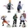 Imagem de Kit 5 action figures naruto sasuke kakashi killerbee minato