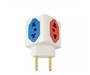 Imagem de Kit 5 Adaptador Cubo P/ Tomada 10a-20a 110v/220v Resistente