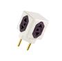 Imagem de Kit 5 Adaptador Tomada Benjamin Cubo 4 Entradas 3 Pinos 10A/20A Plug Universal