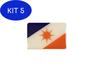 Imagem de Kit 5 Adesivo Resinado Da Bandeira De Tocantins 9X6 Cm