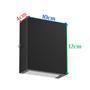 Imagem de Kit 5 Arandela Mini Slim 2 Focos 10x12x04cm G9 Sem Lâmpada Interna Externa Muro Parede - 143