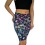Imagem de Kit 5 Bermudas Femininas Justas Elástico Estampas Sortidas Suplex PP ao Plus Size