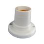 Imagem de Kit 5 Bocal Simples Fixo de Teto Soquete Plástico Branco E27