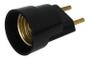 Imagem de Kit 5 Bocal Soquete E-27 Com Plug Macho Tomada Adaptador