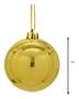 Imagem de Kit 5 Bolas De Natal Lisa Dourada Gigante brilhosa 25cm