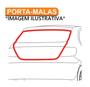 Imagem de Kit 5 Borrachas Vedação Porta+Mala Onix Prisma SPIN Cobalt Cruzes 2012 A 2021
