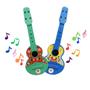 Imagem de Kit 5 Brinquedos Kit Musical Flauta, Bumbinho, Pandeiro, Guitarra Infantil, Violão E Corneta