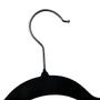 Imagem de Kit 5 Cabides Preto Aveludados Para Guarda Roupas