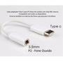 Imagem de Kit 5 Cabo com chip Adaptador USB-C para Fone P2 Atacado Revenda