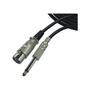 Imagem de Kit 5 Cabo Microfone e Violão Mono P10 para XLR 5 Metros