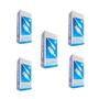 Imagem de Kit 5 Cabos Micro-USB V8 Kingo Branco 2m 2.1A para Galaxy J6