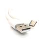 Imagem de Kit 5 Cabos USB-C Kingo Branco 1m 2.1A para Galaxy S10 Lite