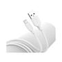 Imagem de Kit 5 Cabos Usb Kingo P/ Iphone 7 Plus 2MT Branco Rapido Top