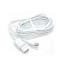 Imagem de Kit 5 Cabos Usb V8 Branco Kingo 1M 2.1A P/ Moto E6 Plus