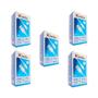 Imagem de Kit 5 Cabos Usb V8 Branco Kingo 1M 2.1A Para Galaxy A01 Core
