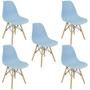 Imagem de Kit 5 Cadeiras Charles Eames Eiffel Wood Design Varias Cores