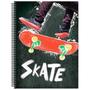 Imagem de Kit 5 Caderno Skate 96 Folhas Arame Capa Dura Com 36 Itens