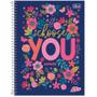 Imagem de Kit 5 Caderno Tilibra 96 Folhas Grande Arame Com 40 Itens