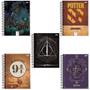 Imagem de Kit 5 Cadernos Harry Potter Espiral 96fls Jandaia - Sortido