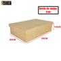 Imagem de Kit 5 Caixa Retangular com 1 Divisória para Vinho e Taça 35x20x10 Mdf Madeira