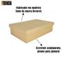 Imagem de Kit 5 Caixa Retangular com 1 Divisória para Vinho e Taça 35x20x10 Mdf Madeira