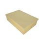 Imagem de Kit 5 Caixa Retangular Tampa de Sapato 34x23x8,5 Mdf Madeira