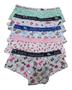 Imagem de Kit 5 Calcinha Boxer Lisa  E estampada Feminina Cuequinha Estilo/conforto