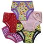 Imagem de Kit 5 Calcinha Infantil Menina Cotton Estampada Confortável De Criança Empório Da Roupa