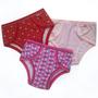 Imagem de Kit 5 Calcinha Infantil Menina Cotton Estampada Confortável De Criança Empório Da Roupa