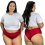 Imagem de Kit 5 Calcinha Plus Size Calçola Atacado Cós Alto Pala Sortido