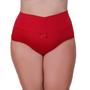 Imagem de Kit 5 Calcinha Plus Size Cintura Alta Tanga Grande Cós Alto 50 52 54 56 - KIT 5 THAMIRES