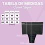 Imagem de Kit 5 Calcinhas Cinta Elastico 17cm Compressão Confortável Modeladora de Cintura Lingerie Funcional