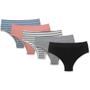 Kit 5 Calcinhas Conforto Algodão Lingerie - Click Mais Bonita Imagem de Kit 5 Calcinhas Conforto Algodão Lingerie