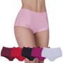 Imagem de Kit 5 Calcinhas Magia Boxer Sem Costura Microfibra Concept Essentials