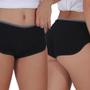 Imagem de Kit 5 Calcinhas Short Bombom Calesson Algodão Penteado