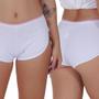 Imagem de Kit 5 Calcinhas Short Bombom Calesson Algodão Penteado