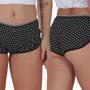 Imagem de Kit 5 Calcinhas Short Bombom Calesson Algodão Penteado