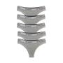 Imagem de Kit 5 Calcinhas Tanga Cotton Algodão Confortável com Elástico Try Basics
