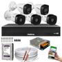 Imagem de Kit 5 Câmeras Intelbras 2 cam Full Color 3 cam 1220b Full Hd Dvr Mhdx 1008-C