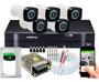 Imagem de Kit 5 Cameras Segurança Dvr Intelbras Full Hd 8ch full hd c/hd completo