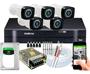 Imagem de Kit 5 Cameras Segurança Dvr Intelbras Full Hd 8ch full hd c/hd completo