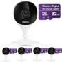 Imagem de Kit 5 Câmeras Wi-Fi Inteligente Com Alarme e Armazenamento em Nuvem + Cartão de Memória 32 GB iMX C Intelbras