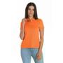 Imagem de Kit 5 Camisas Polo Piquet Feminina Baby Look - Cores Iguais