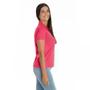 Imagem de Kit 5 Camisas Polo Piquet Feminina Baby Look - Cores Iguais